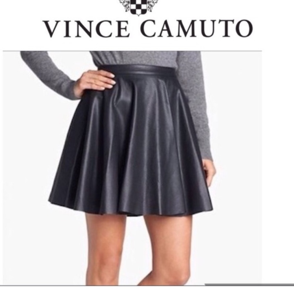 LAST DAY LISTED Leather skater skirt!NEVER WORN